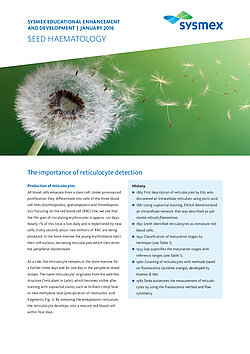 SEED: The importance of reticulocyte detection